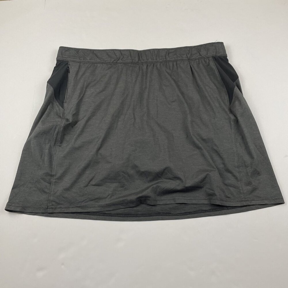 Columbia Athletic Skort Shirt Women's 2XL Gray Golf Tennis Activewear Outdoors